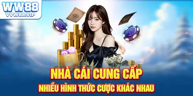 Nhà cái cung cấp nhiều hình thức cược khác nhau