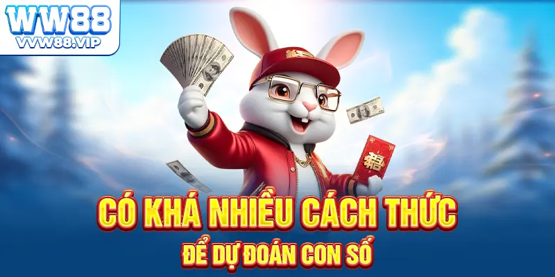 Có khá nhiều cách thức để dự đoán con số