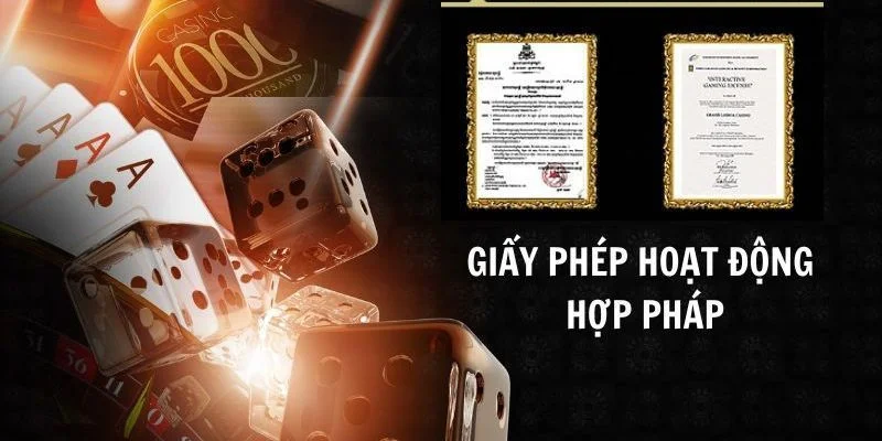 Sở hữu hàng loạt giấy phép từ các tổ chức uy tín